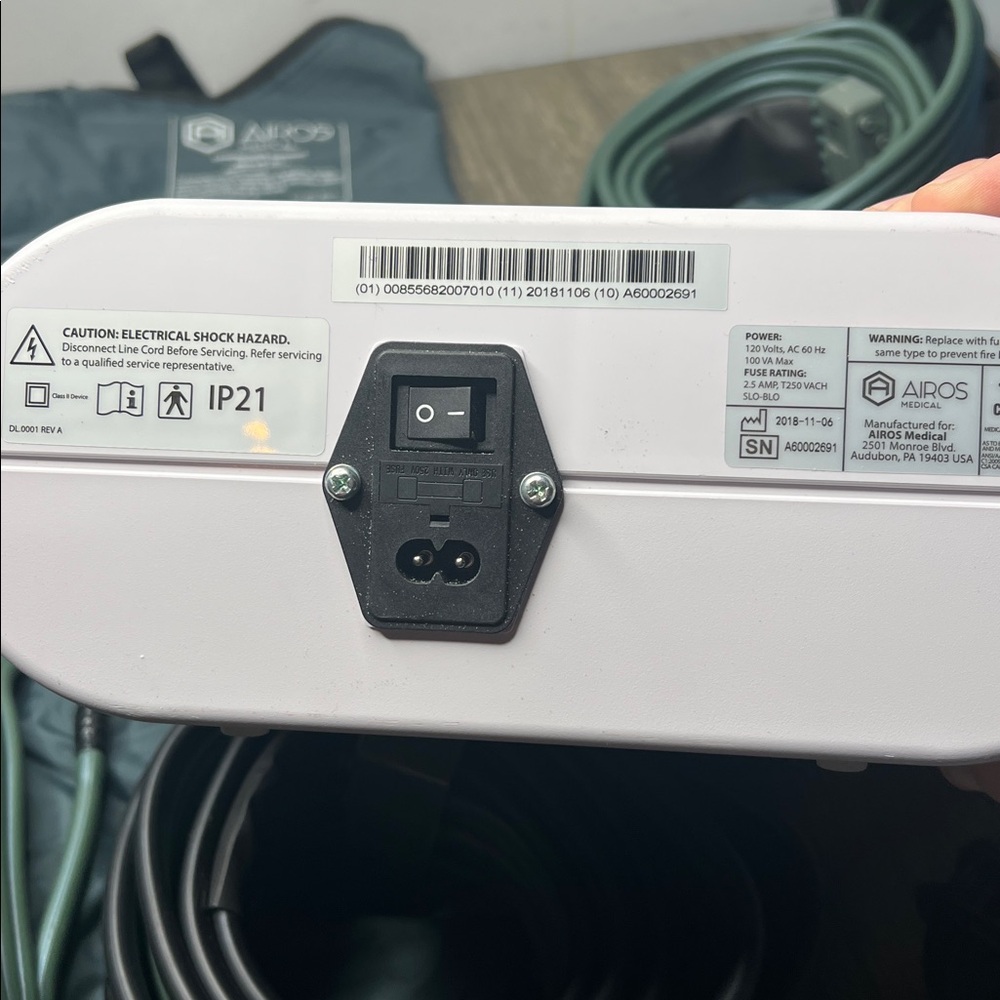 Airos 6 Medical Compression Therapy Product-Sequential Device Leg Arm Lymphodema - Picture 14 of 14